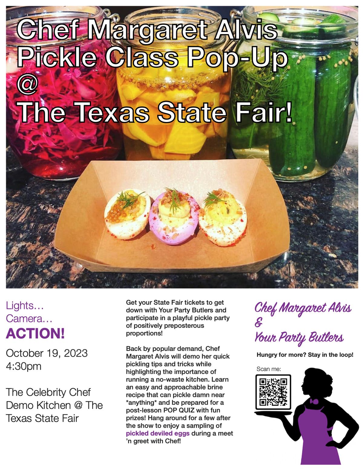 Oct. 19th: Pickle Class @ The Texas State Fair! [Dallas, TX]